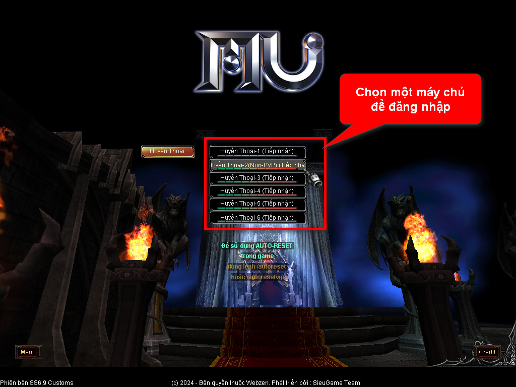 Chức năng chính của Game MU Khát Vọng